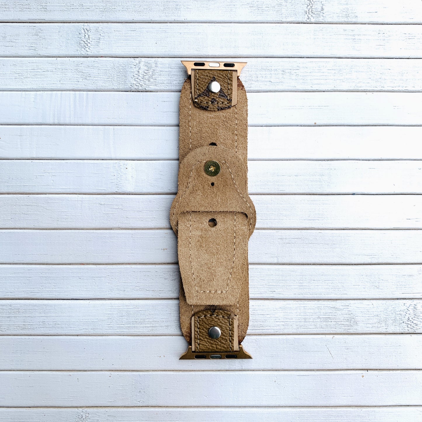 Rever Dual Color Authentic Apple Watch strap Needle Closure New Model