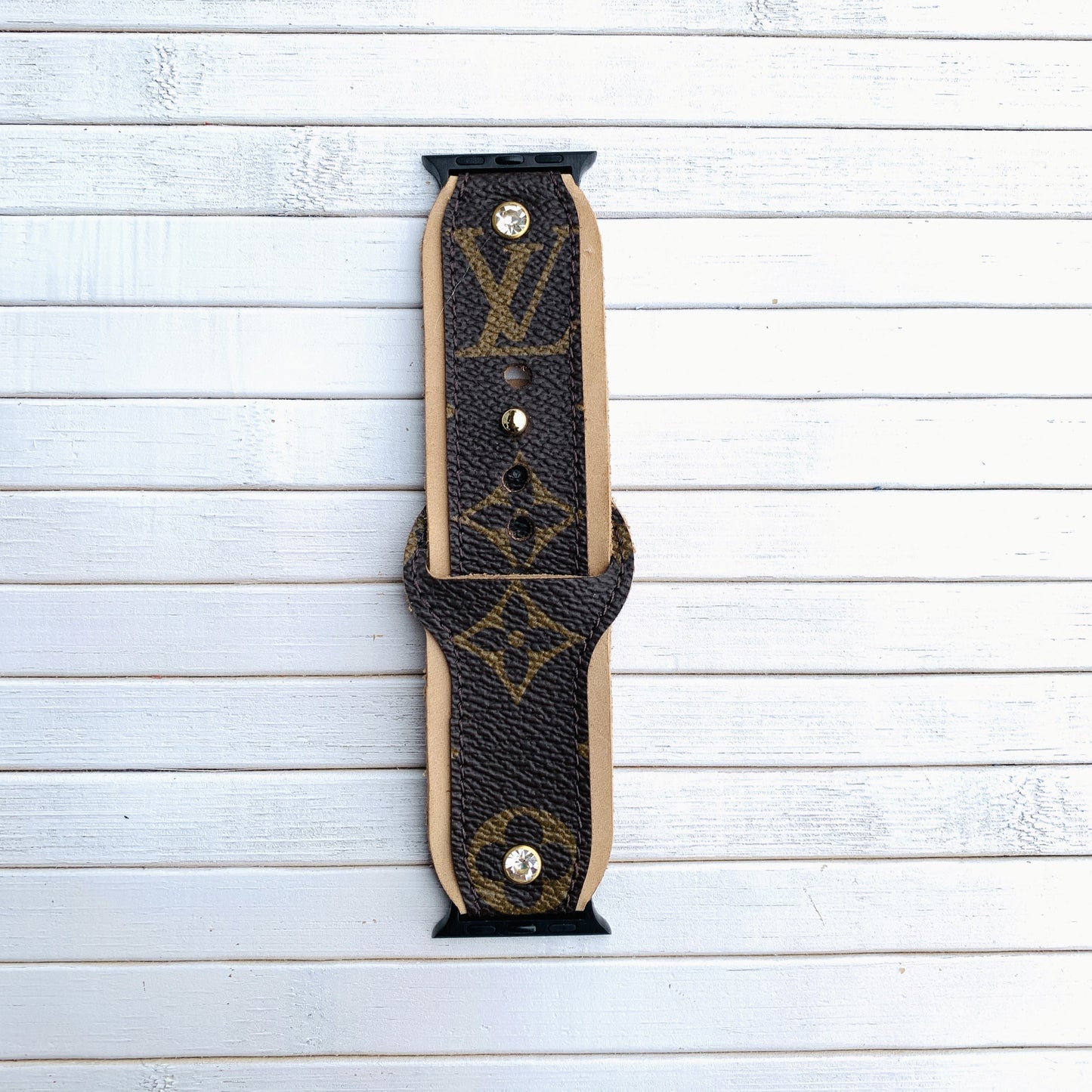 Classic Dual Color Authentic Apple Watch strap Needle Closure New Model