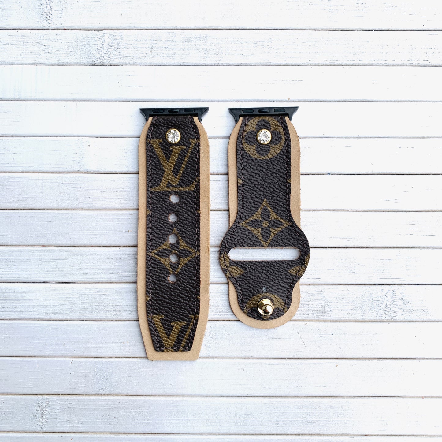 Classic Dual Color Authentic Apple Watch strap Needle Closure New Model