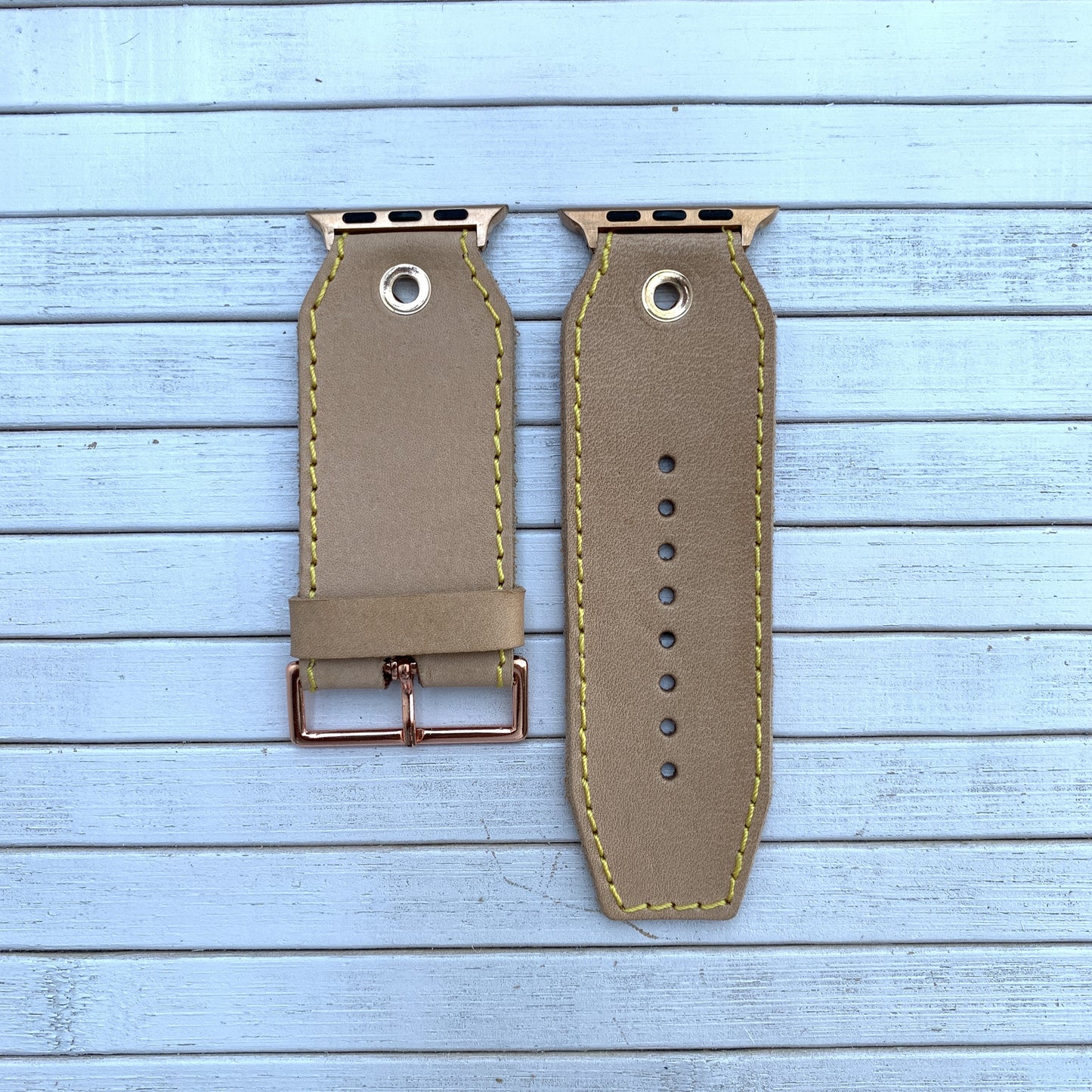 Vacettha Leather Bird eye Apple Watch strap