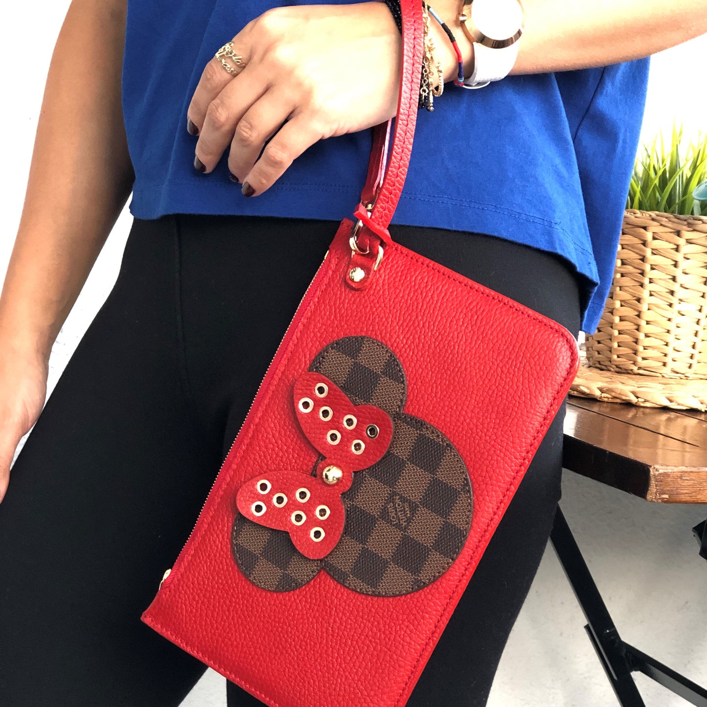 Authentic Custom Design Mickey Wallet Damier