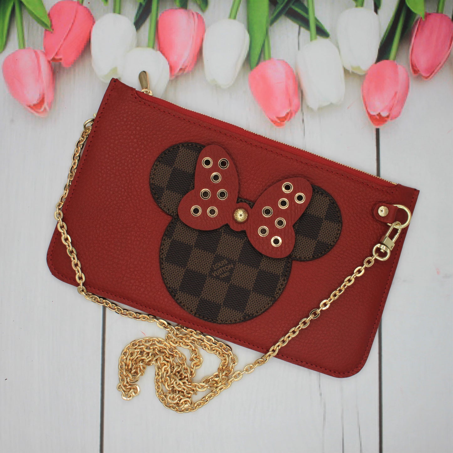 Authentic Custom Design Mickey Wallet Damier