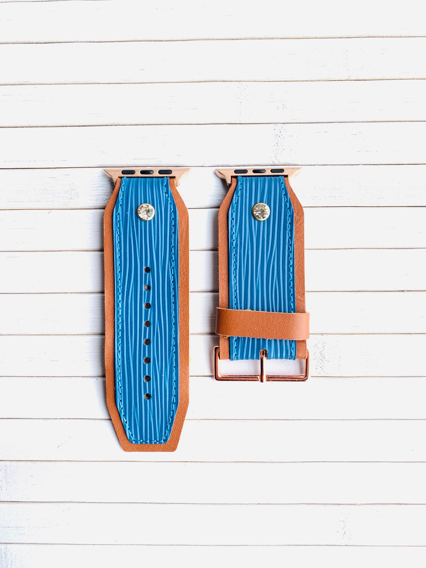 Epi Leather Blue Authentic Watch Strap