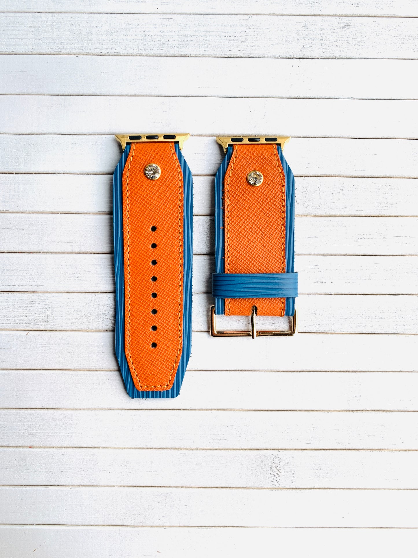 Orange Blue Diamond Special Watch Strap