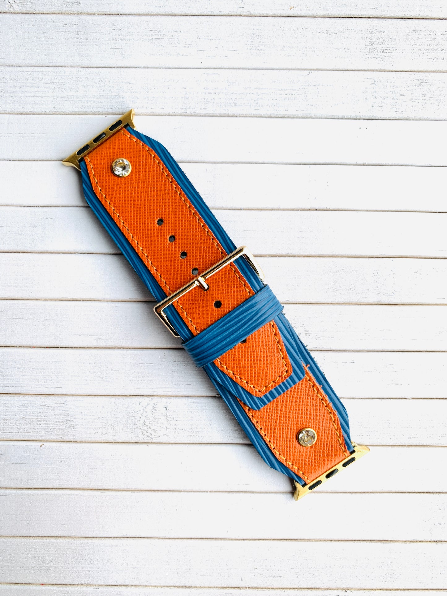 Orange Blue Diamond Special Watch Strap