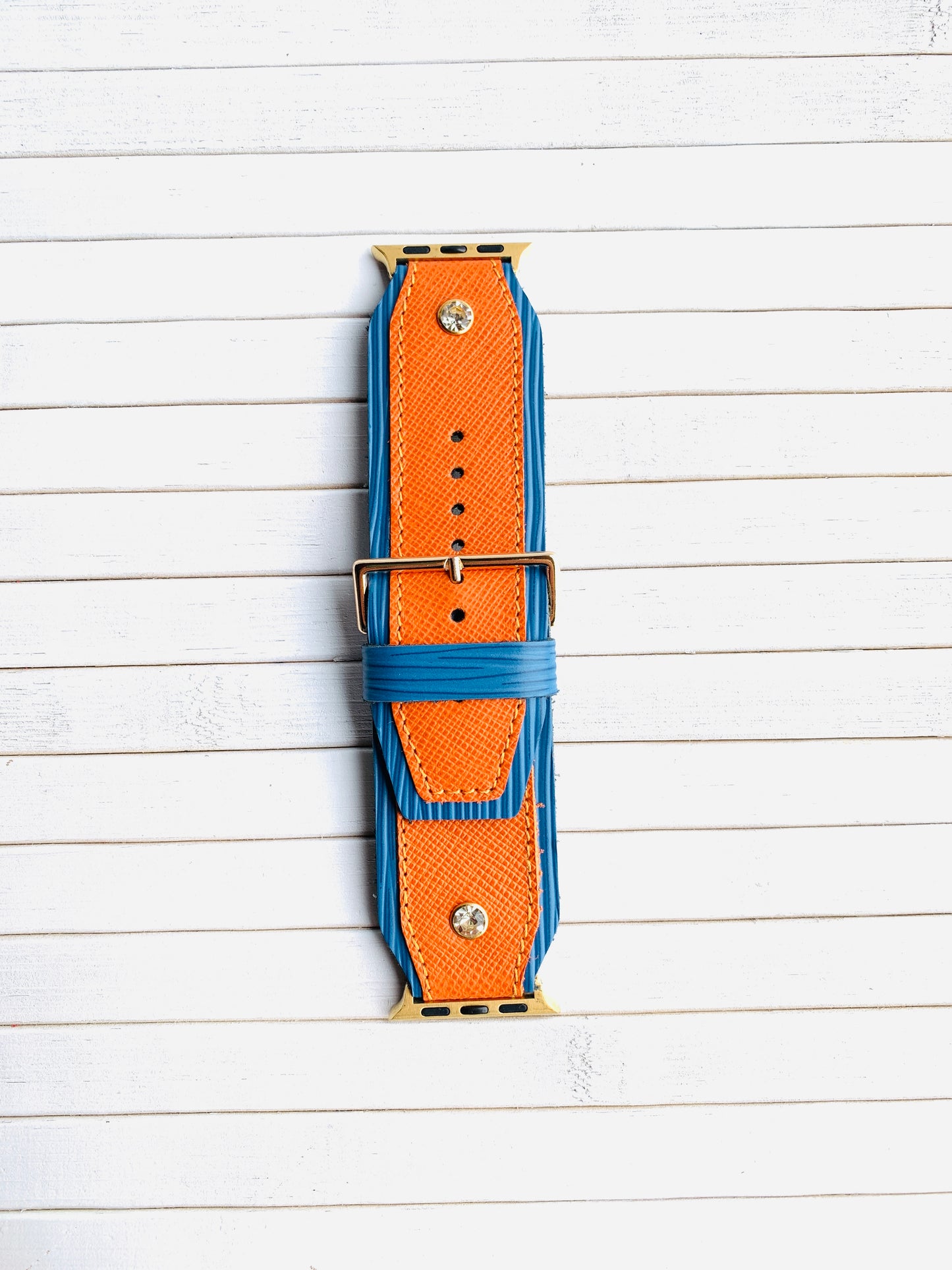 Orange Blue Diamond Special Watch Strap
