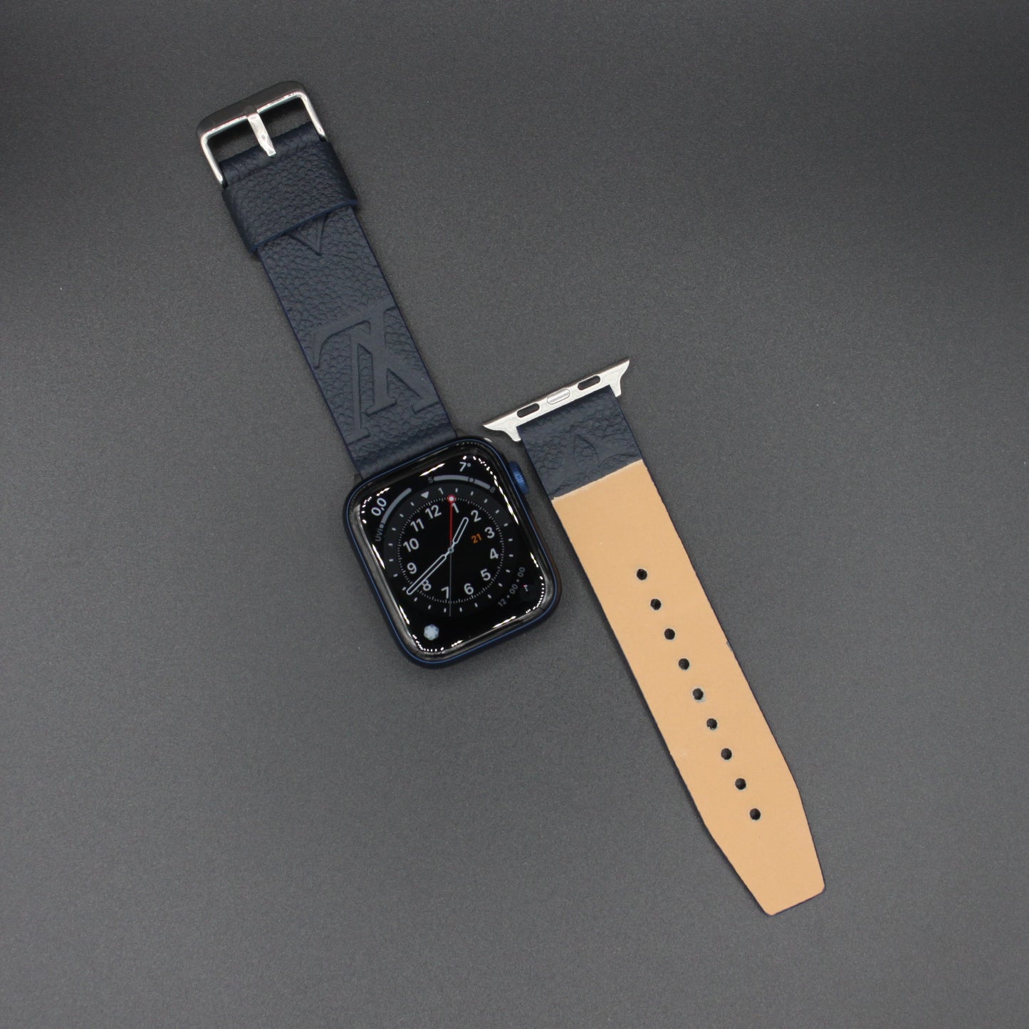 Authentic Apple Watch Strap ; Navy blue