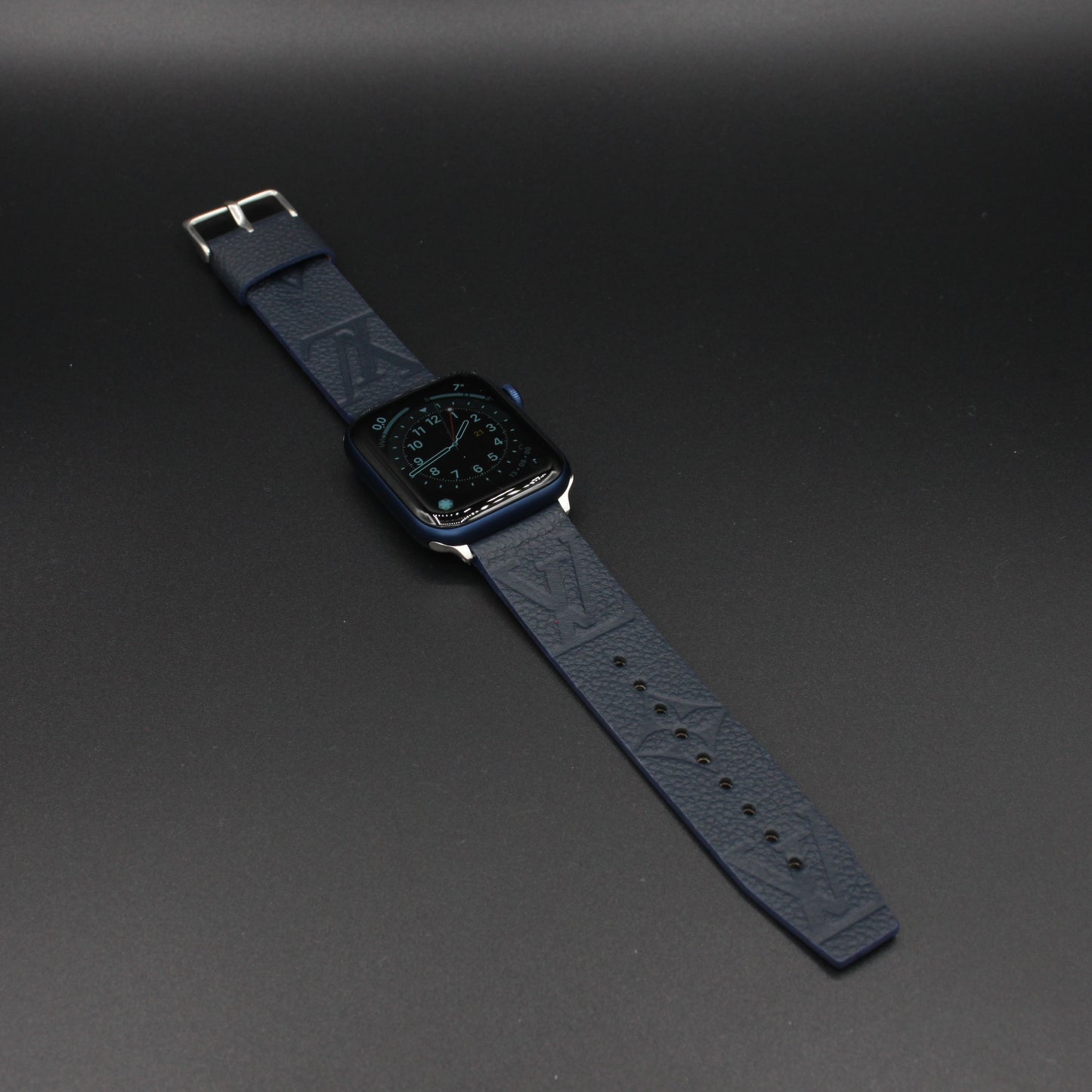 Authentic Apple Watch Strap ; Navy blue