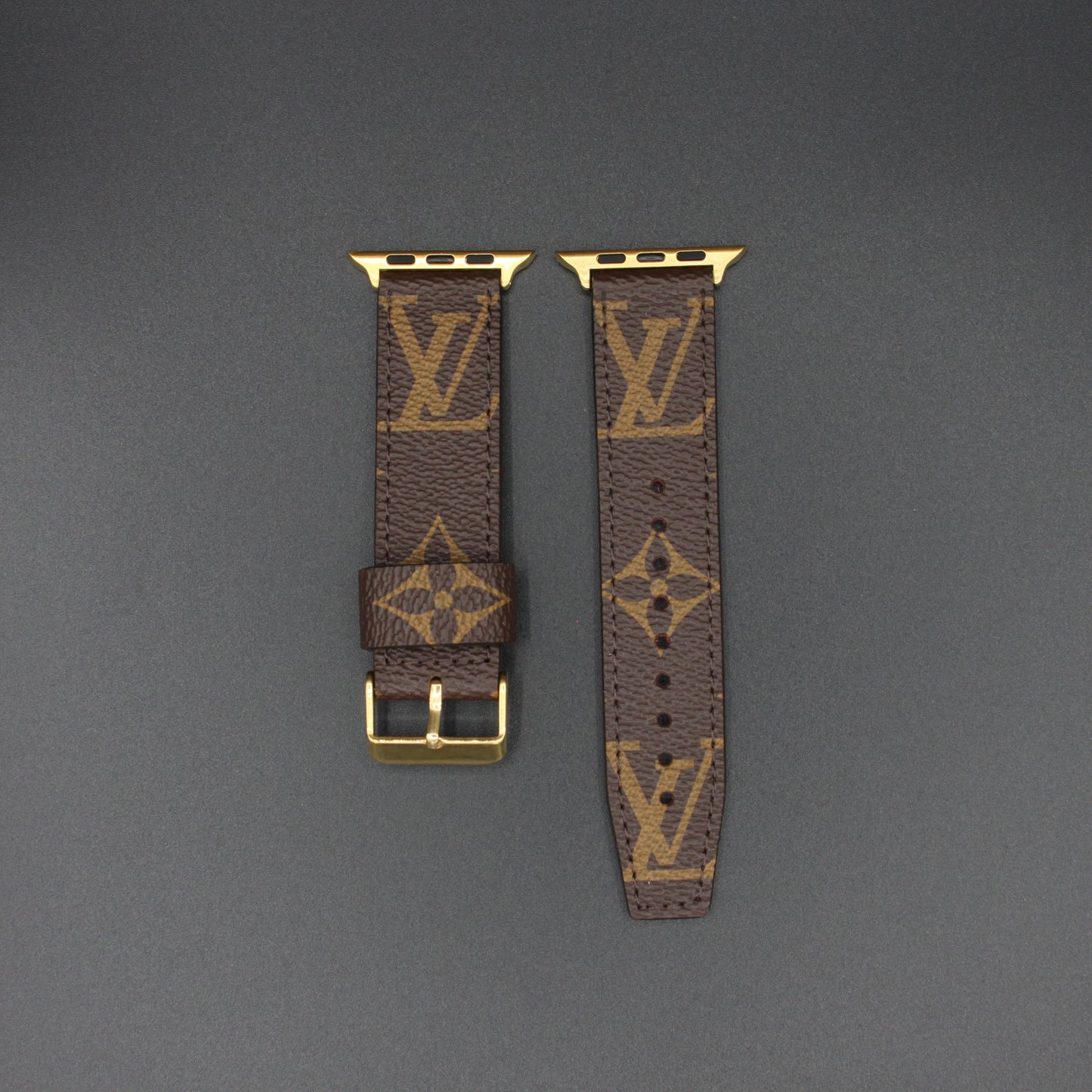 Authentic Apple Watch Strap ; Classic Monogram