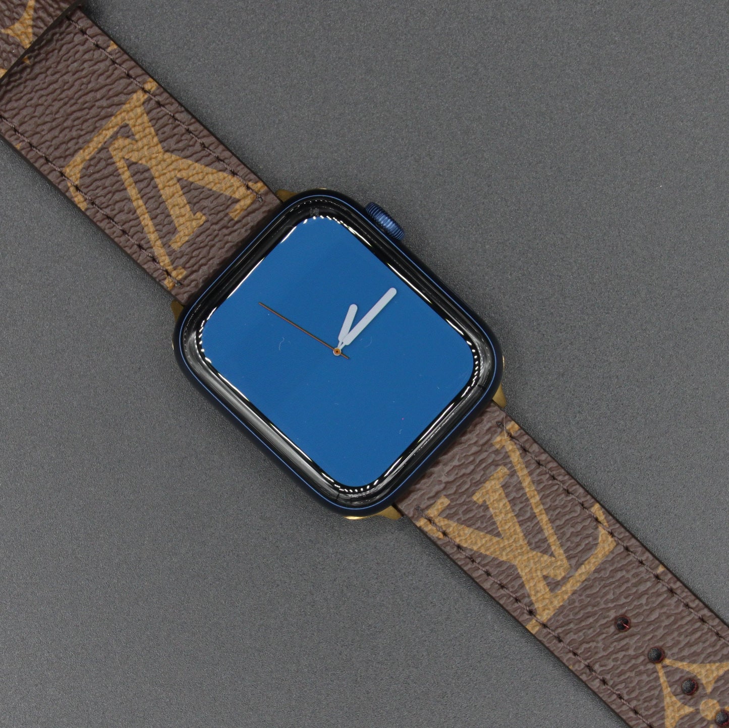 Authentic Apple Watch Strap ; Classic Monogram