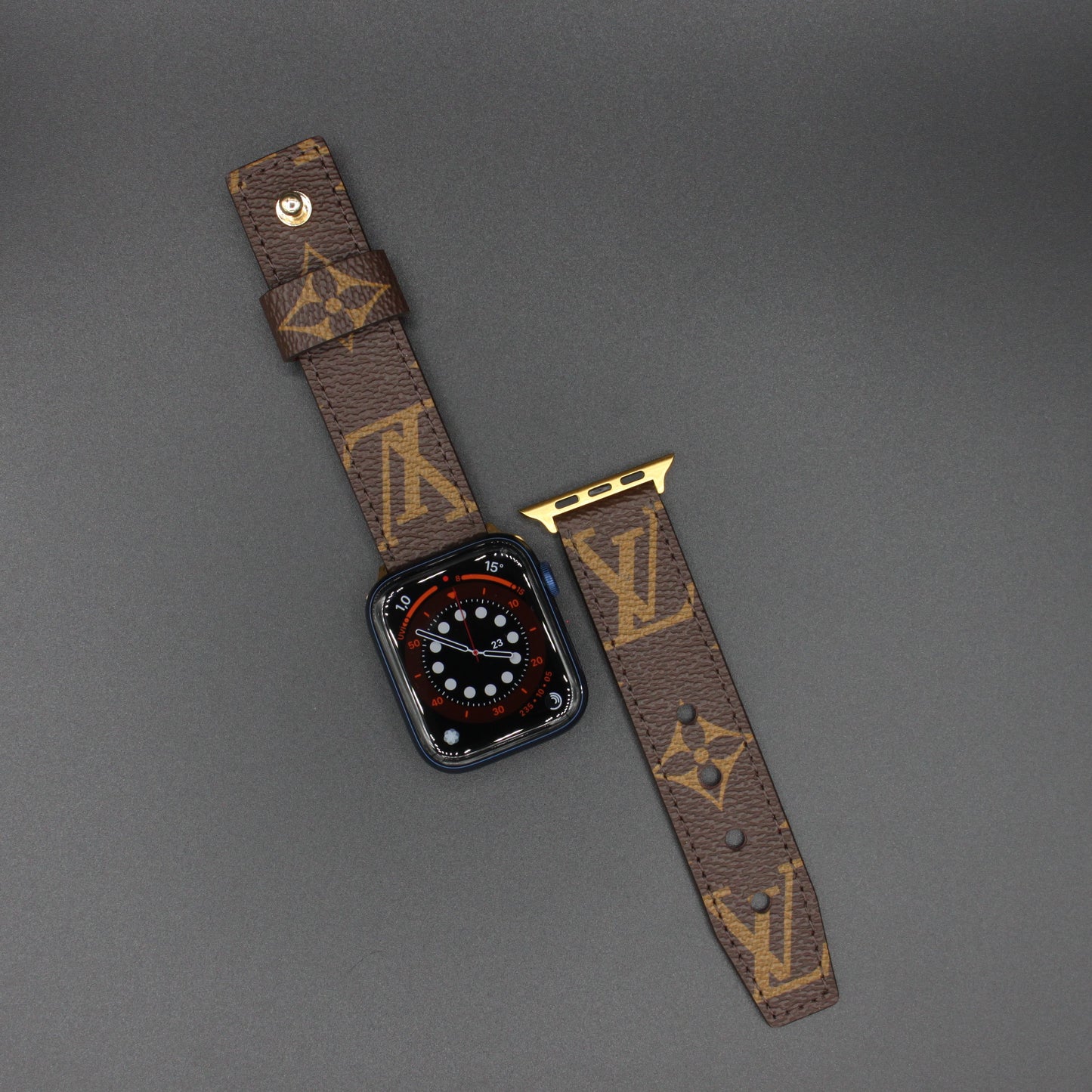 Authentic Watch Strap , Classic Monogram needle closure Strap