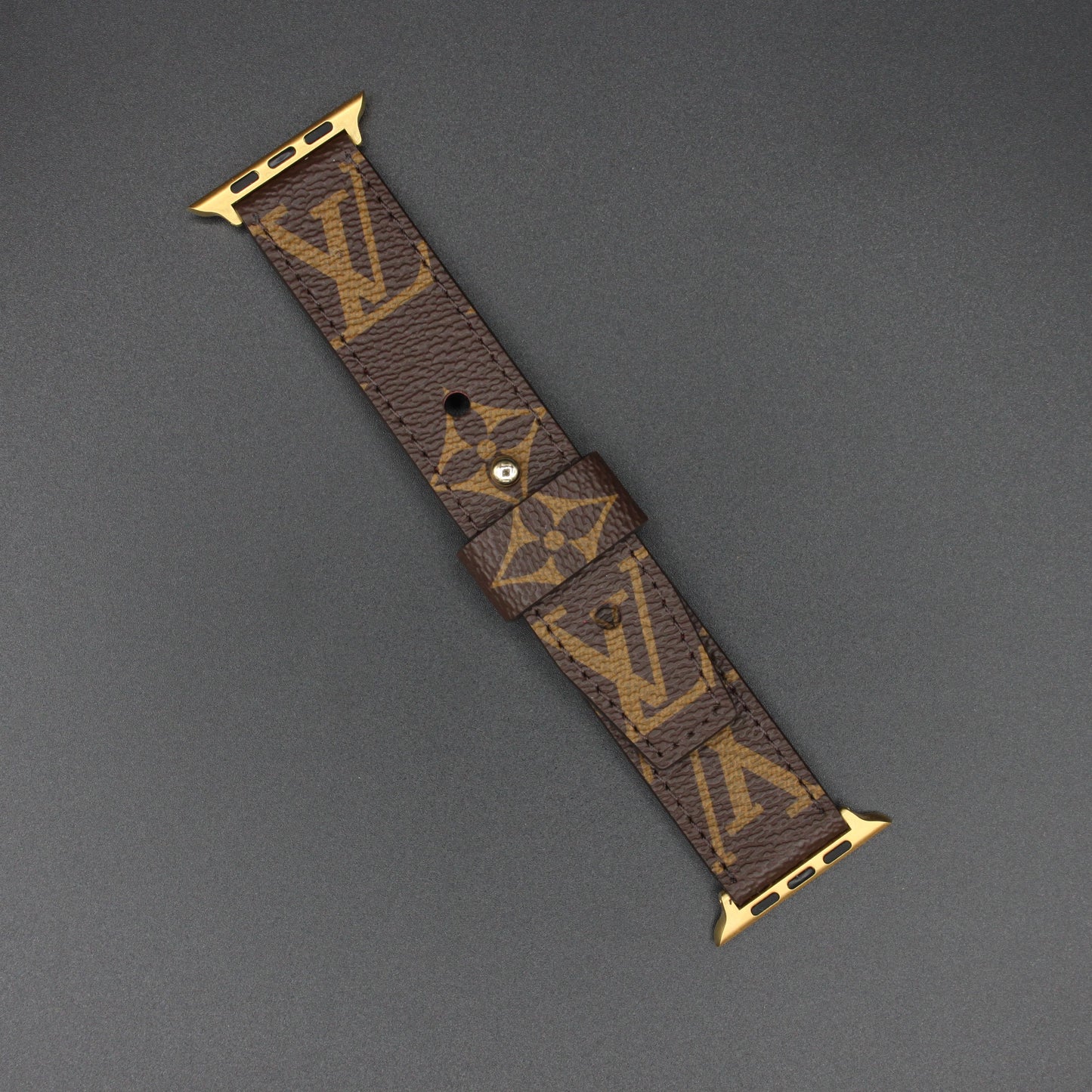 Authentic Watch Strap , Classic Monogram needle closure Strap