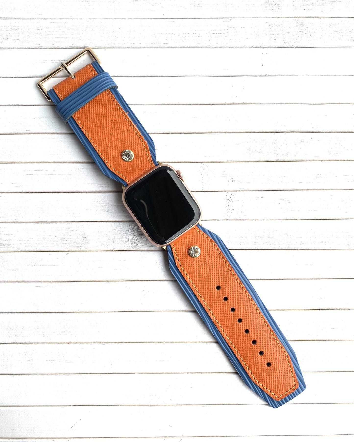 Orange Blue Diamond Special Watch Strap
