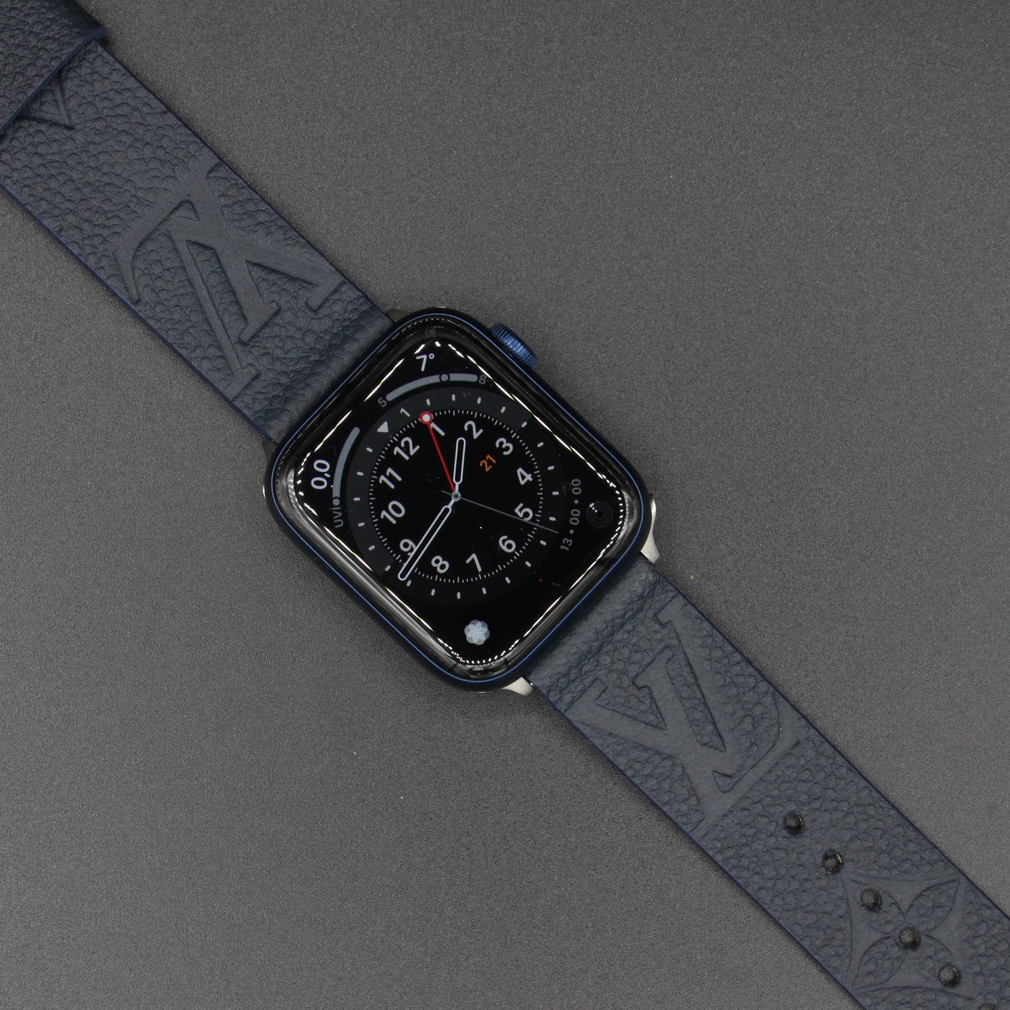 Authentic Apple Watch Strap ; Navy blue