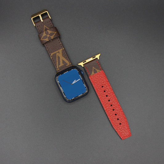 Authentic Apple Watch Strap ; Classic Monogram