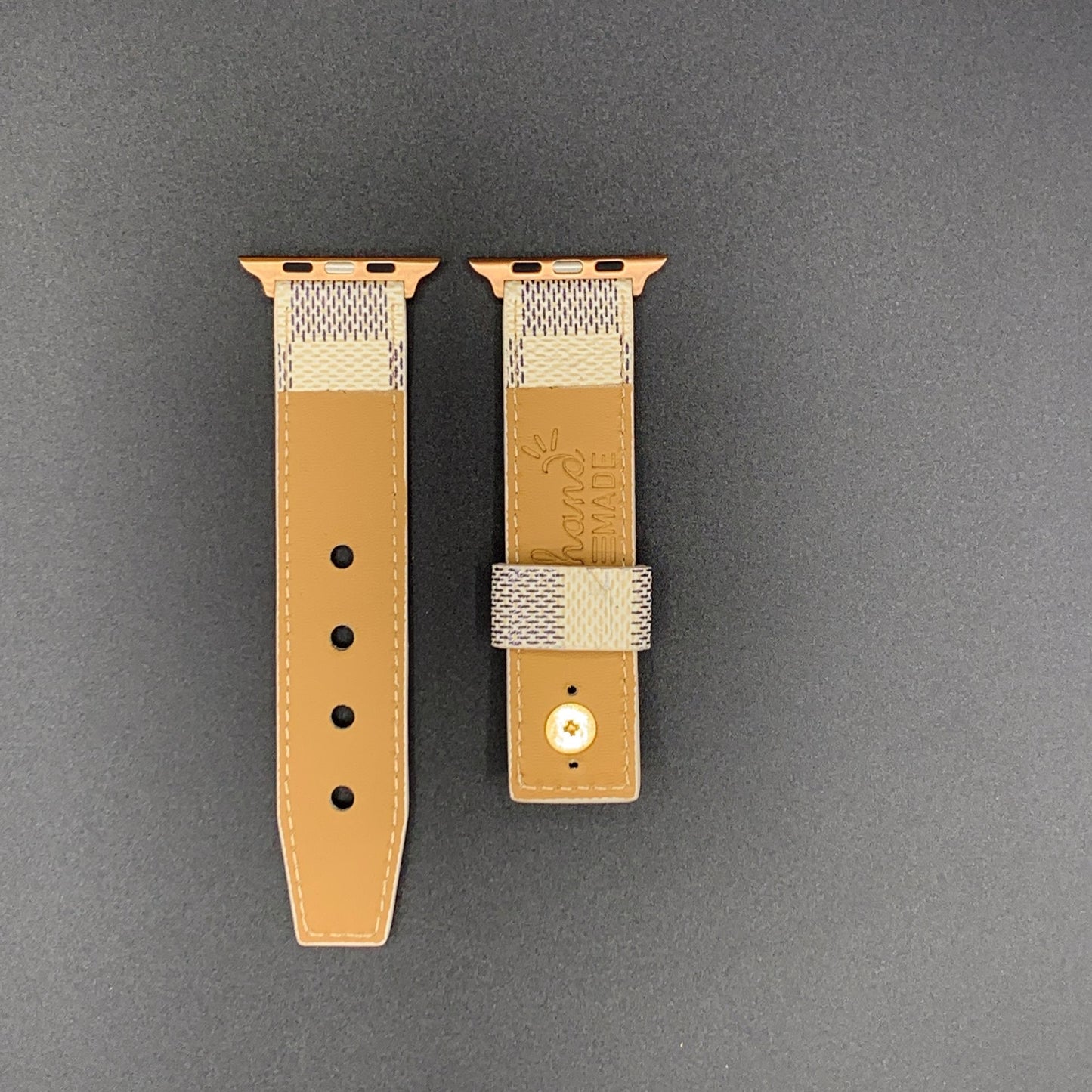 Authentic Watch Strap , Damier Azur needle closure