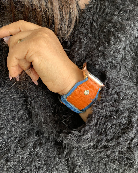 Orange Blue Diamond Special Watch Strap